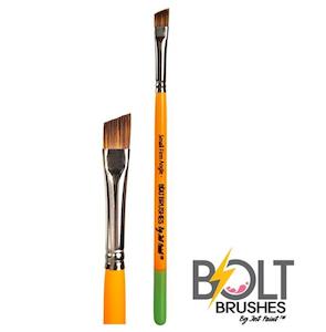 BOLT Short small firm 1/4" angled brush