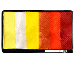 Fusion Rainbow Cakes: FUSION Leannes petal palette refill - Leannes flaming tiger XL 25gm