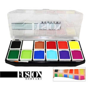 FUSION body art Sampler face painting palette