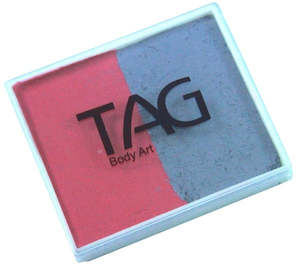Tag 2 Colour Split Cakes: Tag split cake - Soft grey/Rose 50gm