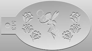 Fpnz Stencils: Flower fairy stencil