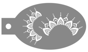 Fpnz Stencils: Henna arch stencil