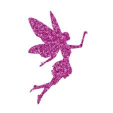 Glitter Tattoo Stencils 1: Glitter tattoo stencils - Fairy - 5pcs