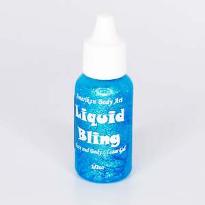 Amerikan body art Liquid bling Glacier blue .5oz