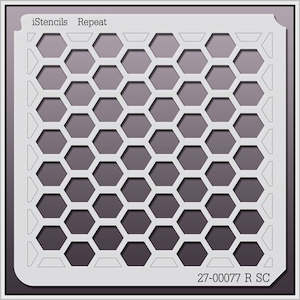 Istencils: Istencil repeat - Honeycomb