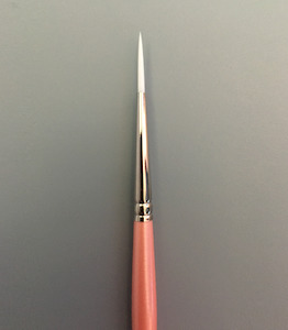 ALIYAH white taklon liner brush #2