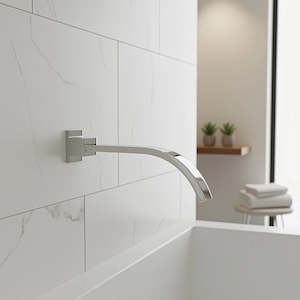 180mm Bath Spout Polished Chrome Finish