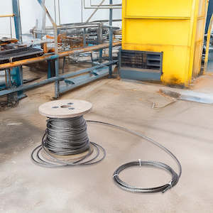 Spigots And Balustrade: 50m Stainless Steel Wire Rope Cable 5mm 316 A4 7x7 Balustrade Fence