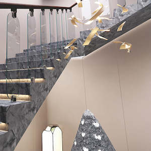 Spigots And Balustrade: Brushed Nickel Bracket for Glass Balustrade Panels - Set of 2