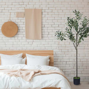 150cm Artificial Olive Tree – Tall Realistic Faux Green Indoor Plant for Home &hellip;