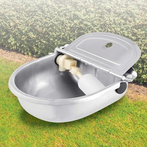 Pet Supplies: Automatic Water Trough Stainless Steel 304 Bowl