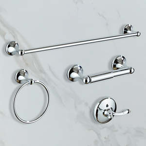 4 Piece Towel Bar Set Bath Accessories Bathroom Hardware