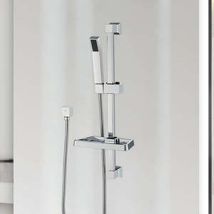 Bathroom Accessories: Shower Handheld Combo with Stainless Steel Rail by Della Francesca