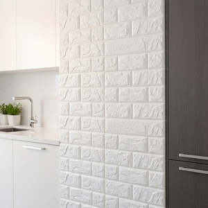 3D Foam Wall Stickers – 50-Pack 60 × 30cm Brick Panels