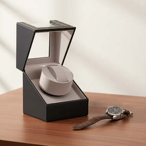 Automatic Watch Winder Box with PU Leather Display Case