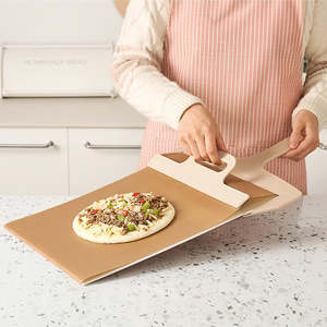 Kitchenware: Pizza Oven Peel with Sliding Cloth and Detachable Handle