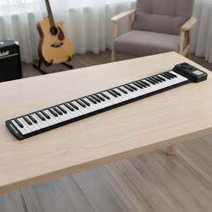 88-Key Portable Keyboard – Foldable Silicone Piano for Practice