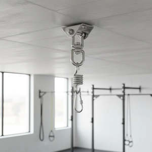 Gym And Fitness Accessories: 304 Stainless Steel Swing Hanger Heavy Duty 360° Swivel Hook Mount