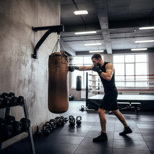 Sports Fitness: Heavy Duty Punch Bag Wall Bracket – 100kg Steel Boxing Bag Mount