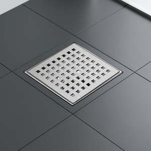 Square Shower Drain – 15x15cm Stainless steel Grid Grate