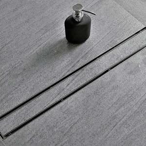 Tile Insert Shower Grate – 80cm Stainless Steel Drain with Centre Outlet