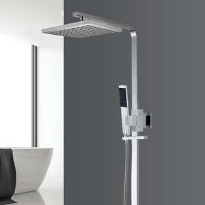 Shower Heads: 2-in-1 Massage Hand Shower & Overhead Head – Bathroom Tap Mixer