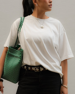 Fade Blank Tee - White