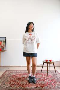 Heart Locket Tee - White