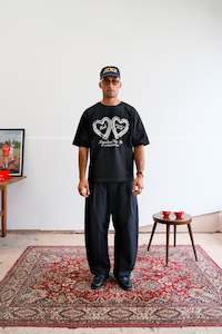 Tees: Heart Locket Tee - Black