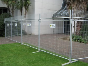 Temporary fencing that turns up when you need it