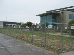 Temporary fencing that turns up when you need it