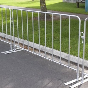 Temporary fencing that turns up when you need it