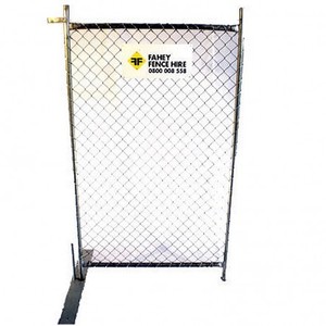 Temporary fencing that turns up when you need it