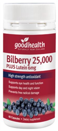 Bilberry 25,000mg Plus Lutein 6mg Fairfield Pharmacy