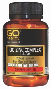 GO Zinc Complex 60Vcaps Fairfield Pharmacy