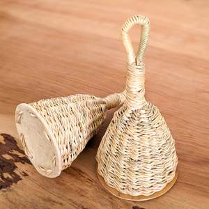 Woven Shaker - Natural Caxixi
