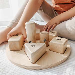 Instruments: Wooden Shaker Tray Set