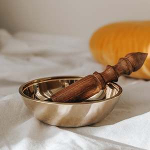 Gold Plated Singing Bowl