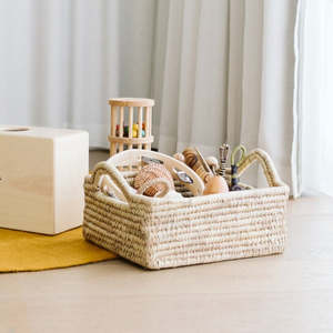 Large Woven Tray Basket