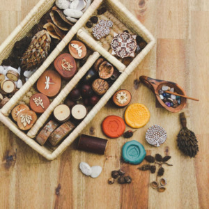 Woven Compartment Tray