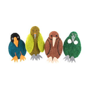 Finger Puppet Set - Native Birds