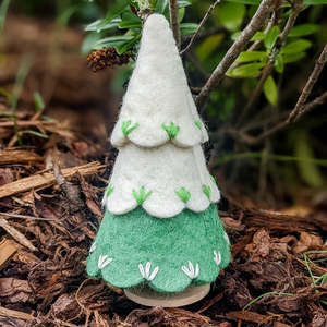 Association For Craft Producers: Felt Trees - Snowy Top Tree