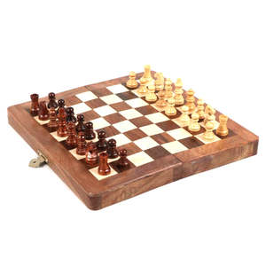 Wooden Travel Chess Set