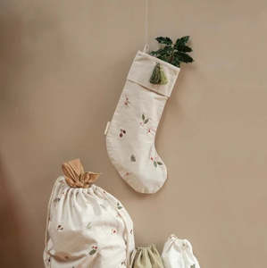 Sale Samples And Clearance: Fabelab | Christmas Stocking - Yule Greens