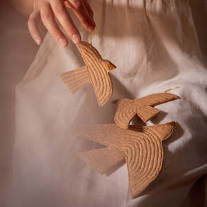 Home Decor: Muskhane | Little Birdy Trio Hangings (3 Colours)