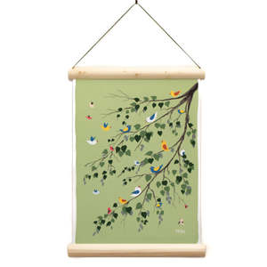 Art Prints: Limited Edition Screen Print: Spring Days