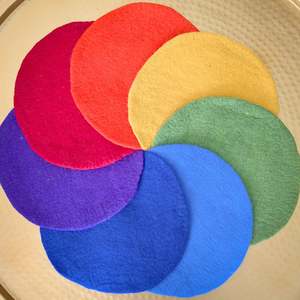 Loose Part Play: Felt Play Mats | Rainbow Collection (Set of 7)