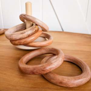 Loose Part Play: Loose Parts - Neem Wood Ring