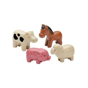 Plan Toys Plantoys: Plan Toys | Wooden Farm Animal Set
