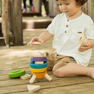 Wooden Rocket Stacker
